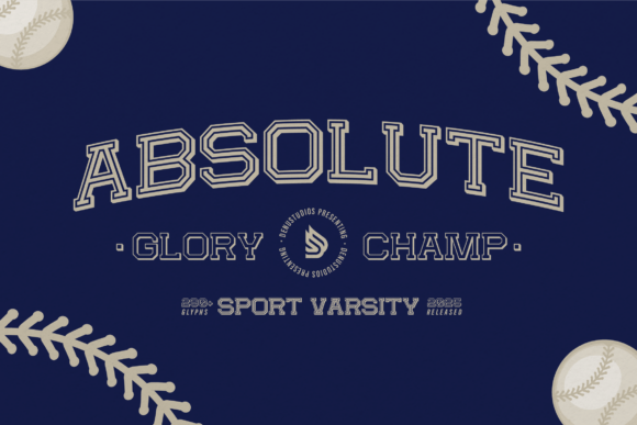 Absolute Glory Champ: Bold Design for Athletic Impact