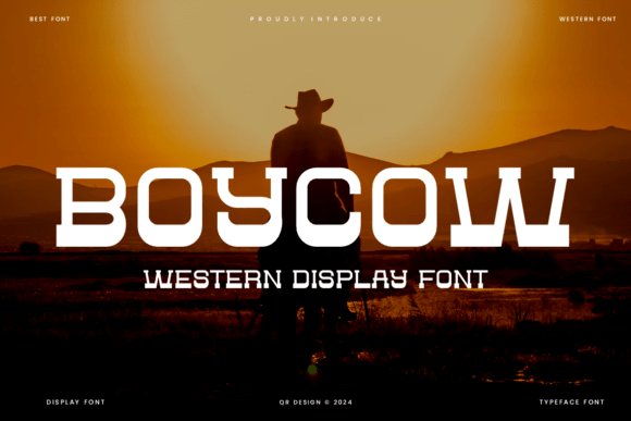 Boycow: A Bold Western Font for Strong Visual Identity