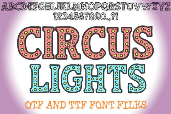 Circus Lights: Bold, Playful, and Vintage-Inspired
