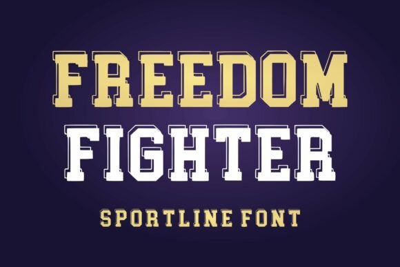 Command the Field and Inspire Victory with Freedom Fighter Font