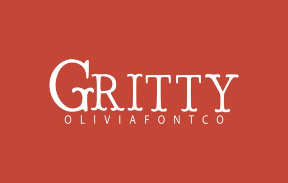 Gritty: A Handwritten Font with Heart