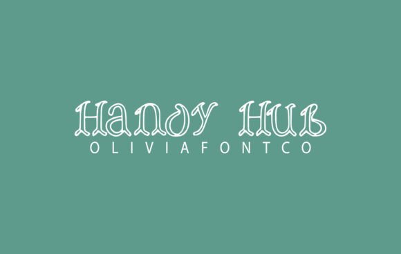 Handy Hub: A Handwritten Font with a Romantic Touch