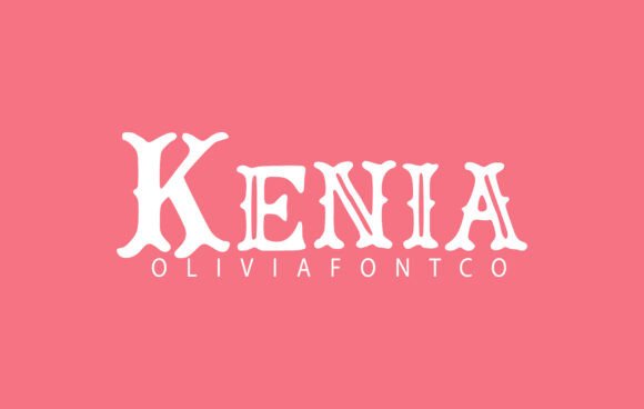 Kenia: A Handwritten Font with Romantic Charm