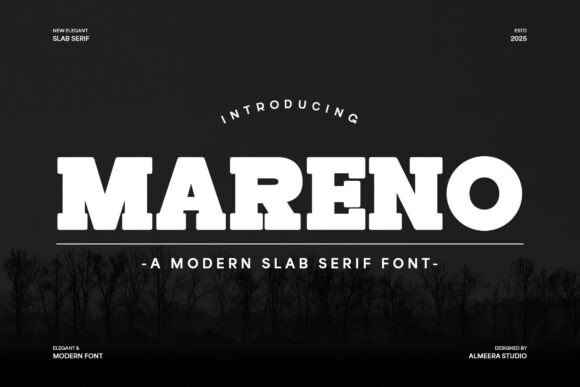 Mareno: A Bold Statement in Typography