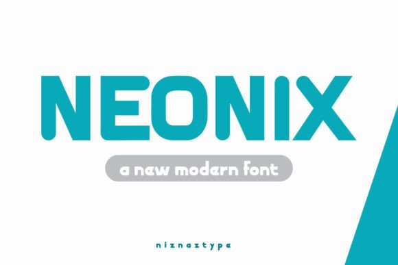 Neonix: A Futuristic Typeface for Modern Design