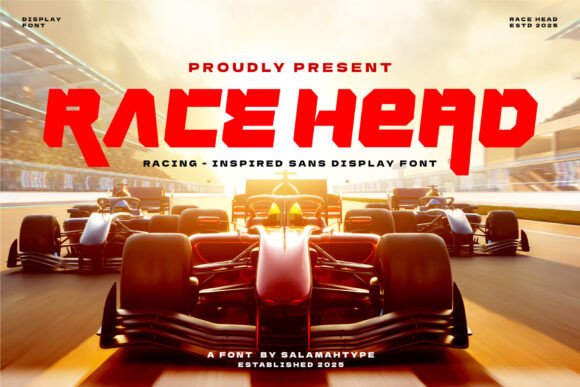 Race Head: A Bold Font for Dynamic Design
