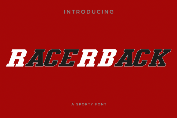 Racerback: The Ultimate Athletic-Inspired Font for Dynamic Designs