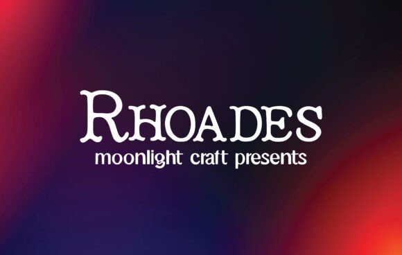 Rhoades and Rhoades: A Beautiful Font for Creative Excellence