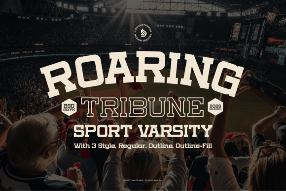Roaring Tribune: The Bold Font for Sports and Branding