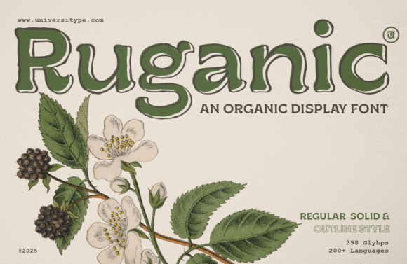 UT Ruganic: Embracing the Raw Beauty of Organic Typography